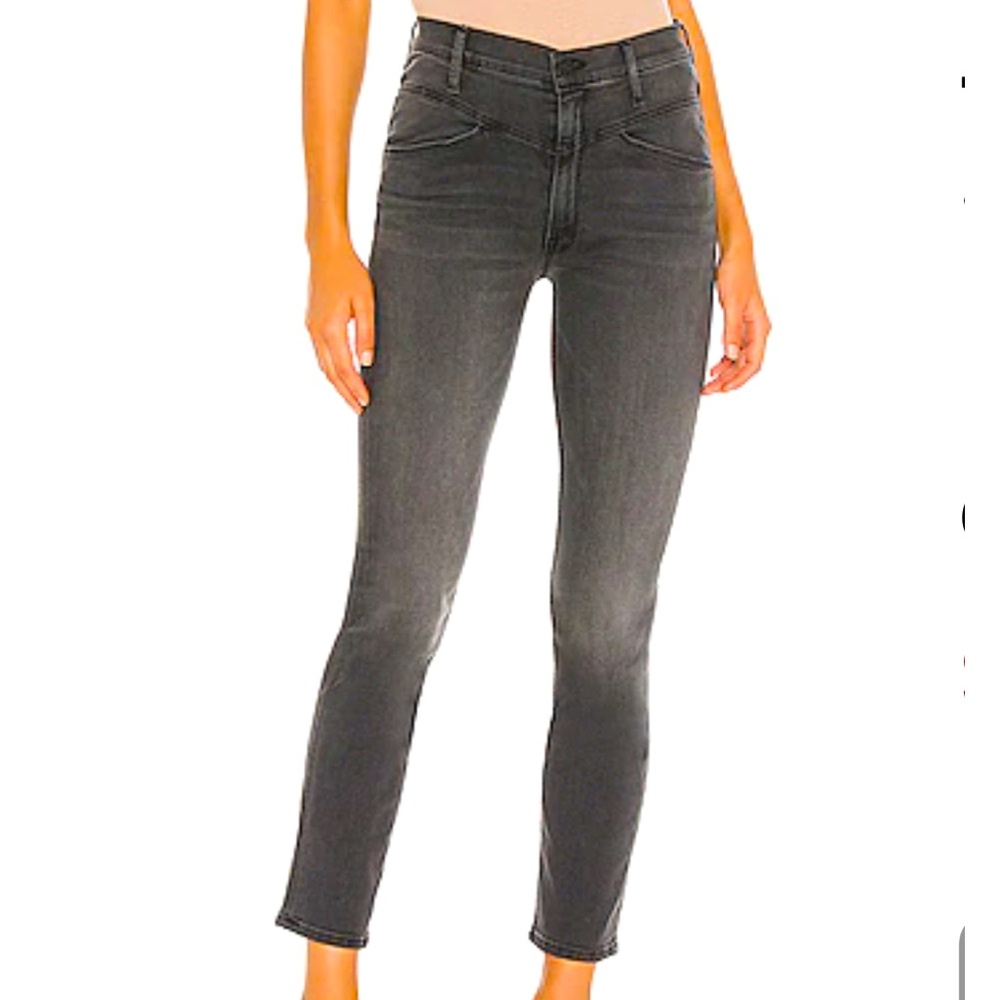 MOTHER Black Dazzler Yoke Front Ankle jeans -Size 26